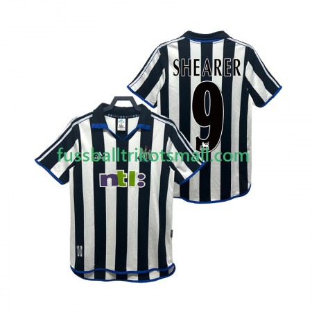 Fußballtrikots Newcastle United SHEARER 9 2000 2001 Retro Kurzarm Heimtrikotsatz kaufen